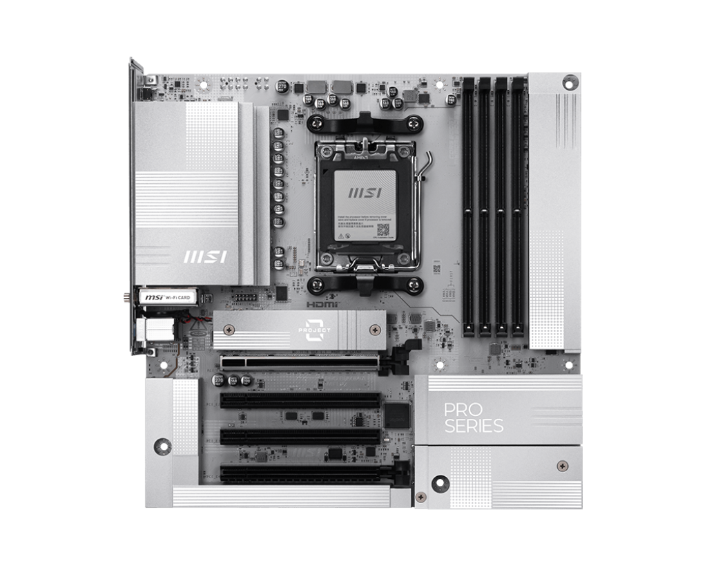 MSI AM5 PRO B850M-A WIFI PZ M-ATX micro ATX AM5 AMD B850
