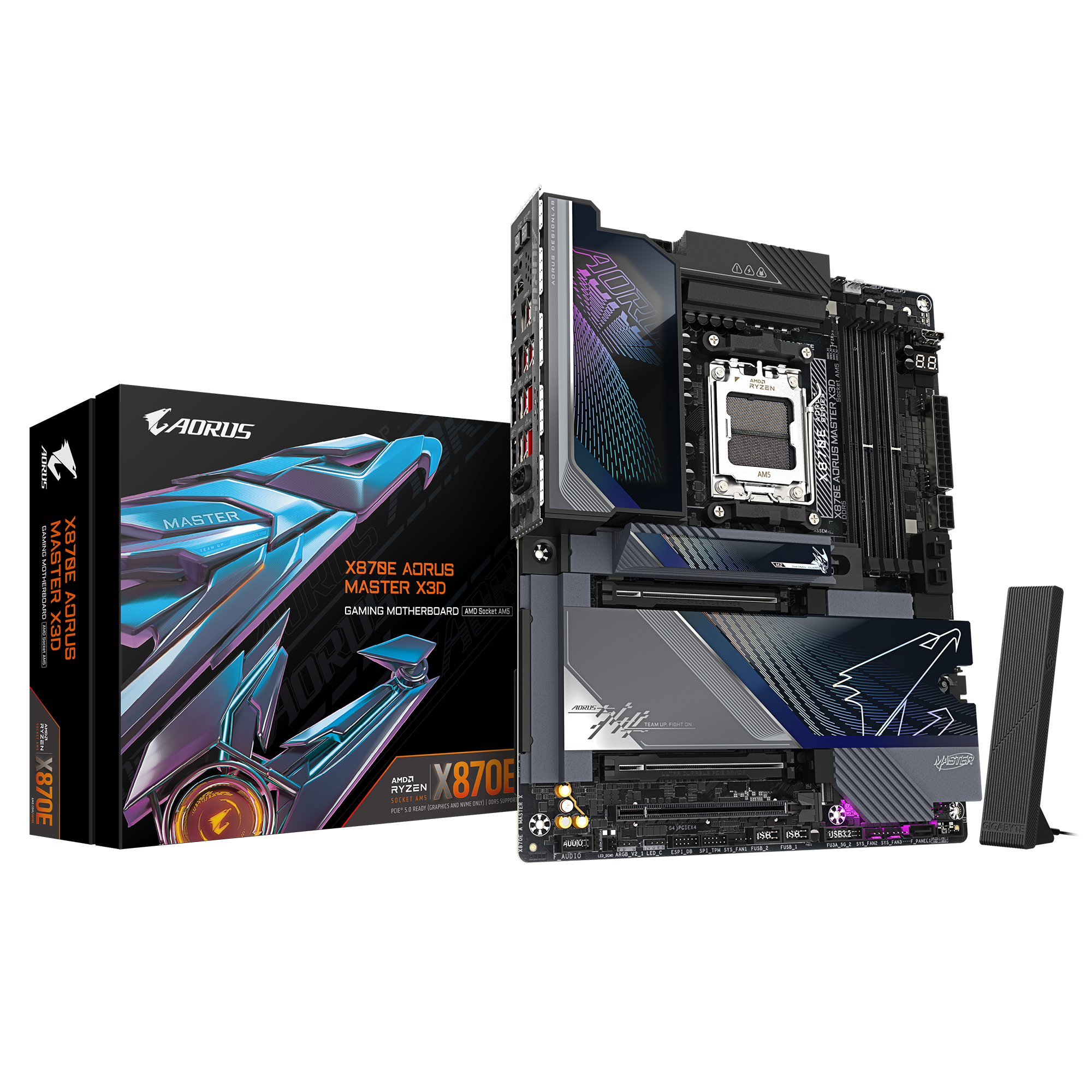 GIGABYTE X870E AORUS MASTER X3D ATX AM5 AMD X870E