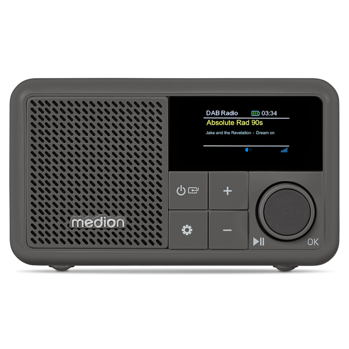 Medion LIFE® S66822 Tragbares DAB+ Radio grau