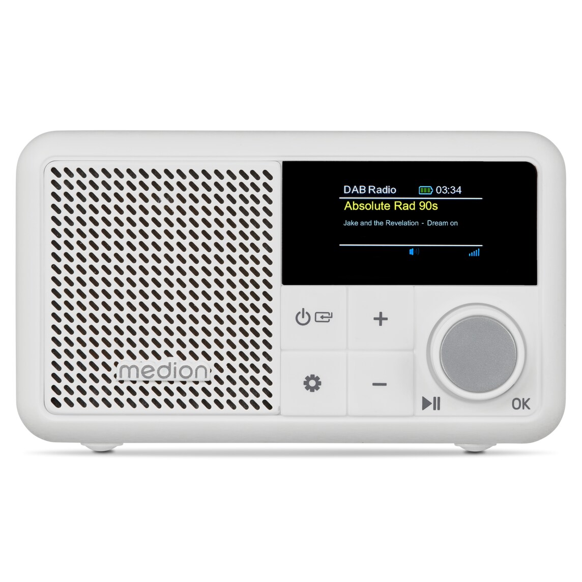 Medion LIFE® S66822 Tragbares DAB+ Radio weiß
