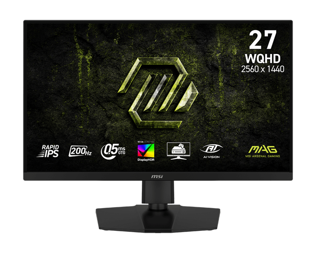 MSI MAG 274QPF E20 27' Rapid IPS 2560 x 1440 (2K) HDMI DisplayPort 200 Hz