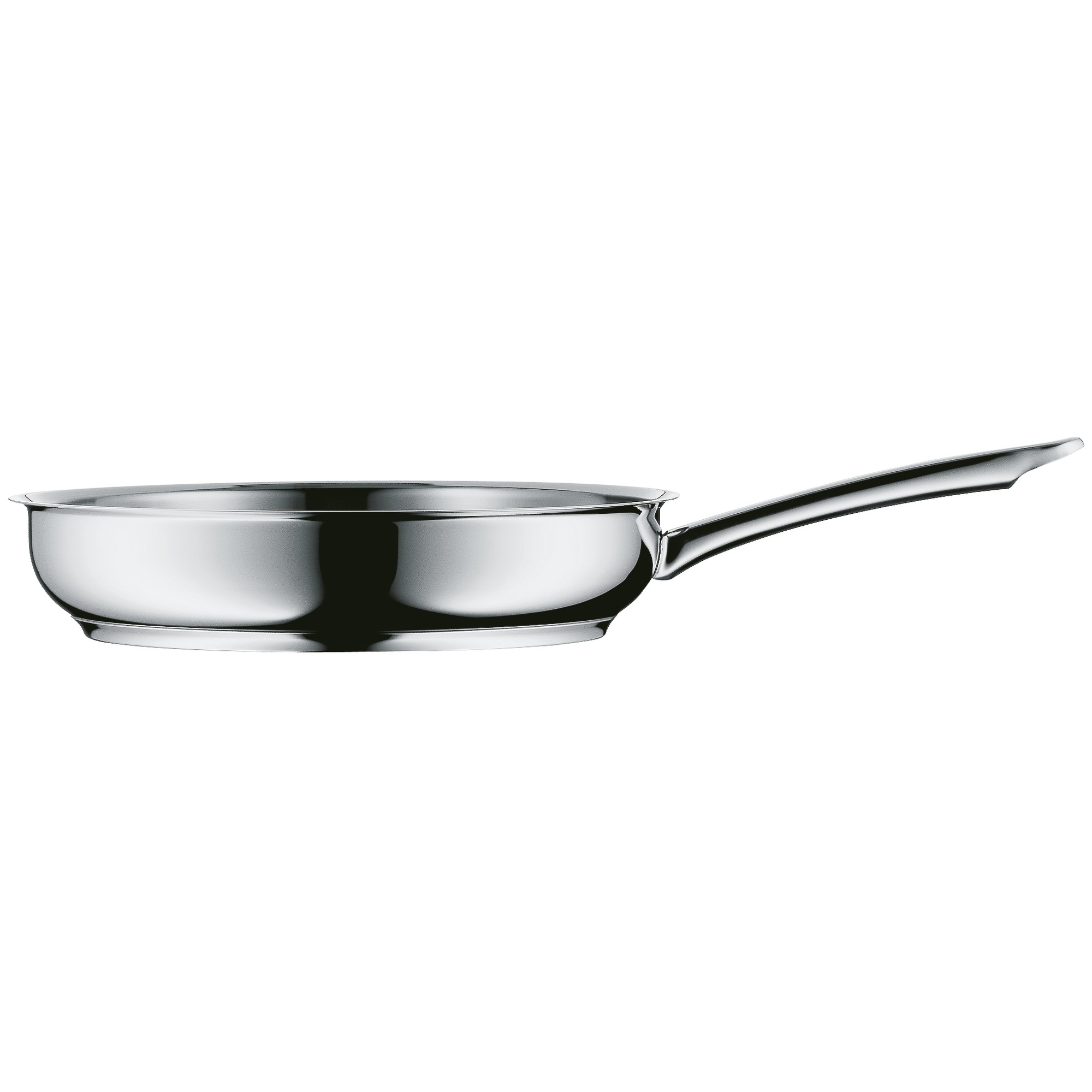 WMF Profi Type Frying pan, 24 cm, Suitable for hob types Ceran, gas, electric and induction, Stainless steel,