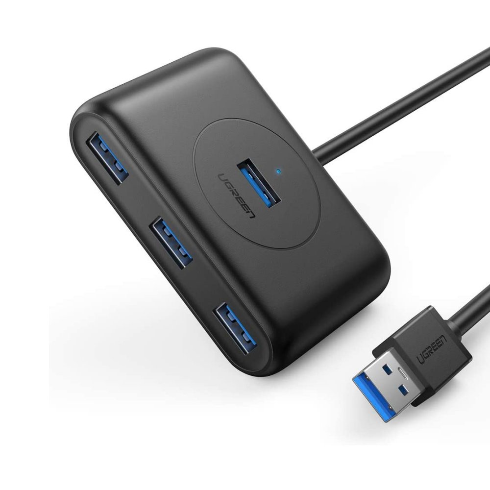 USB hub UGREEN 20290 (Lack; 4x USB 3.0; black color)