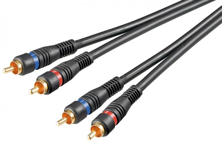 goobay Audiokabel 5m Sort