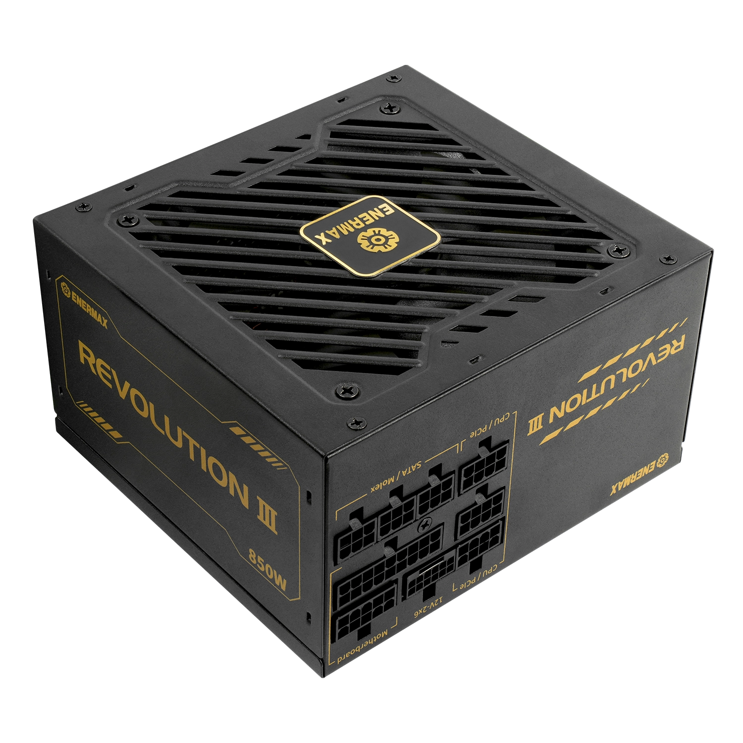 Enermax Power Supply 850W Revolution3 80+ Gold Black FULLMOD