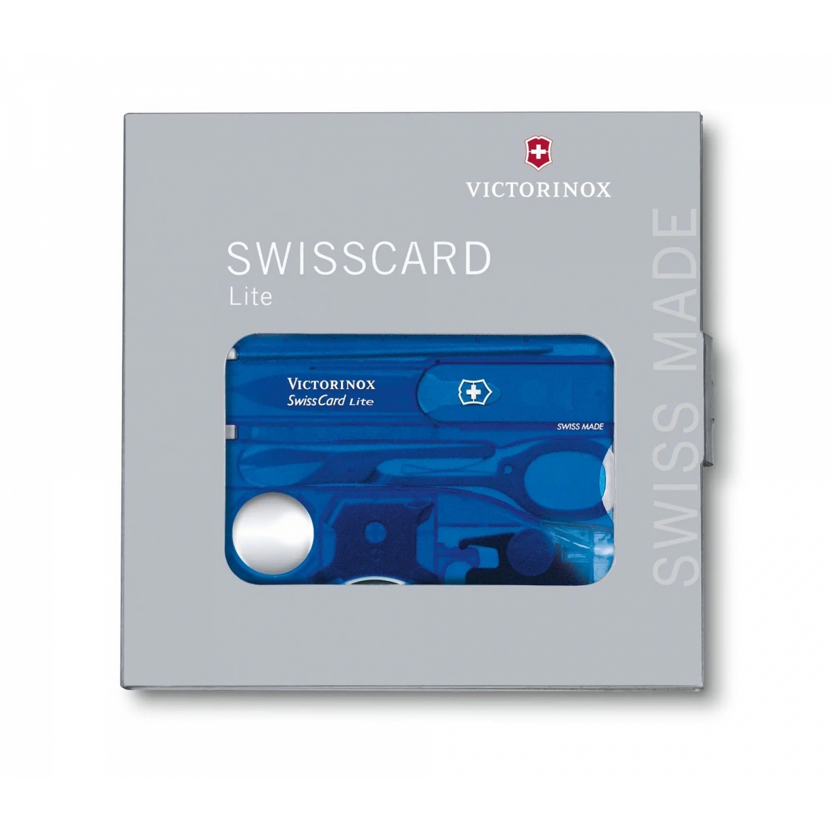 Victorinox SWISSCARD LITE blue transparent