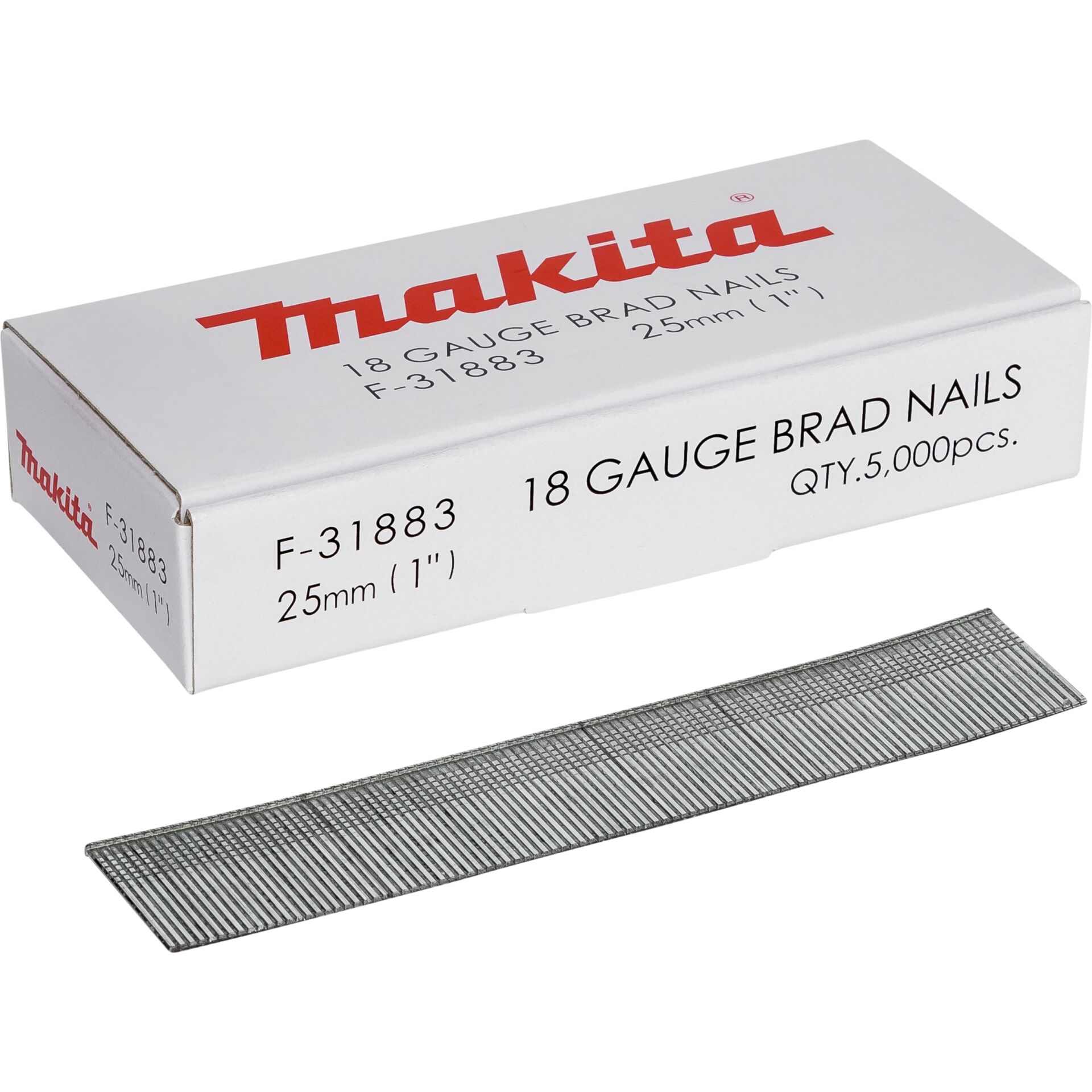 Makita Gauge Brad Nails 1,2x25mm F-31883 5000 pcs.